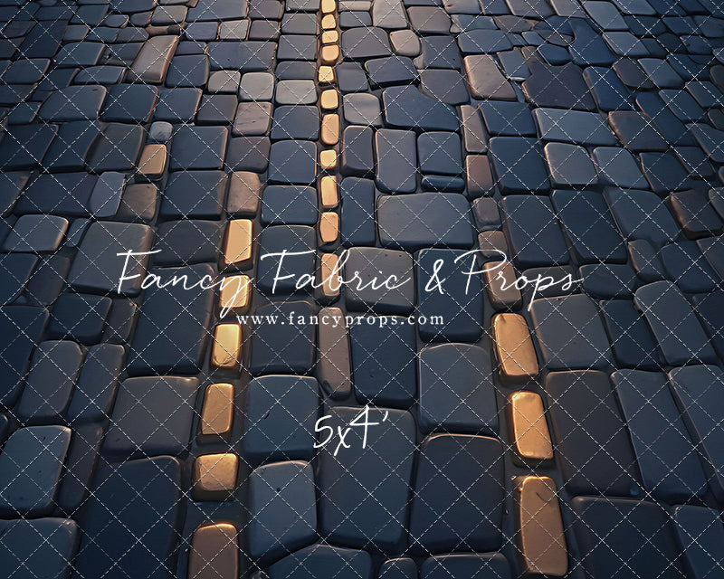 Luminous Cobblestone Path - Mat Floor