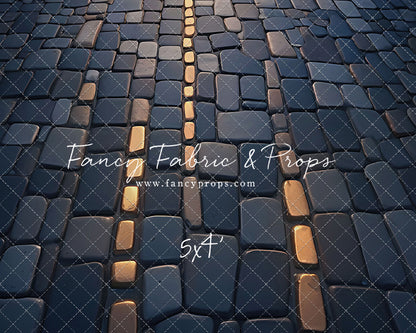 Luminous Cobblestone Path - Mat Floor