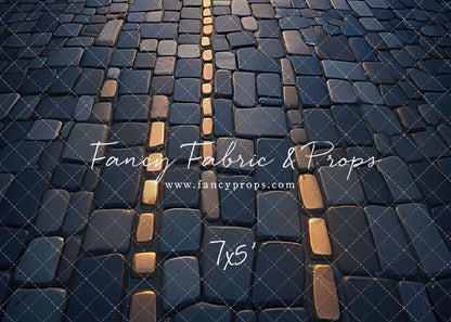 Luminous Cobblestone Path - Mat Floor