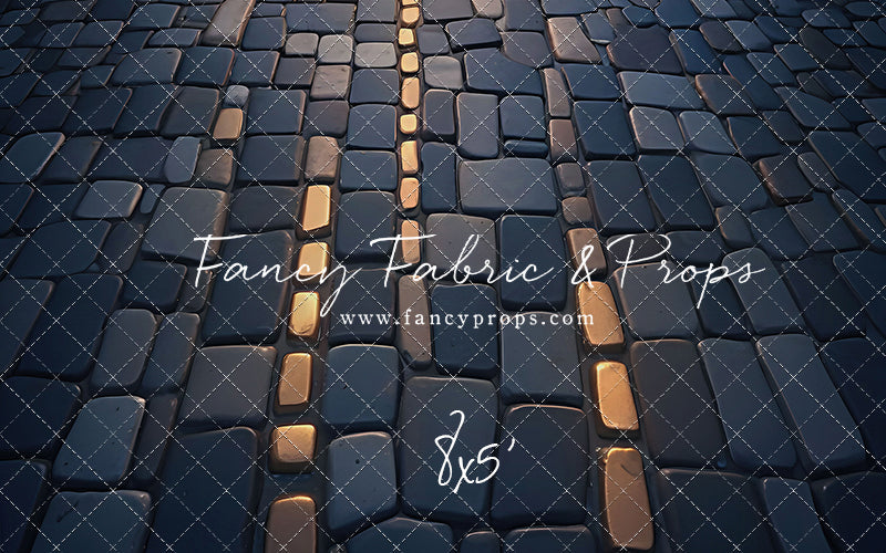 Luminous Cobblestone Path - Mat Floor