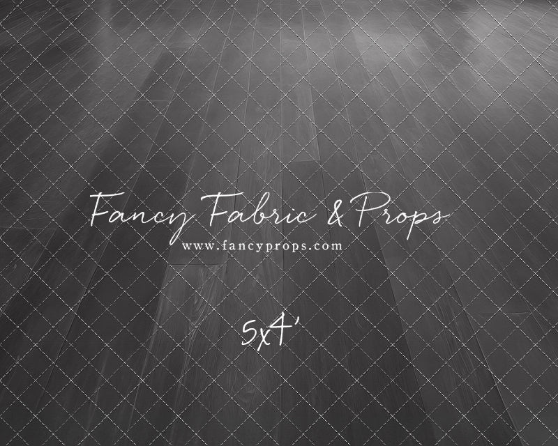 Gothic Charcoal Planks Mat Floor