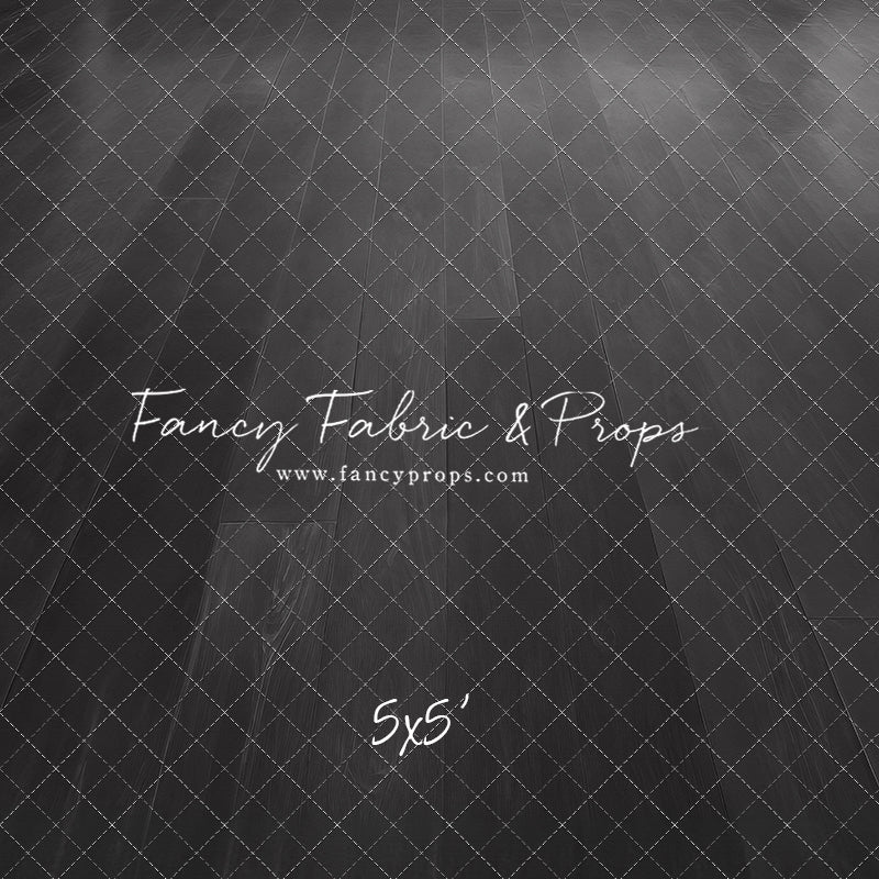 Elegant Charcoal Planks Mat Floor