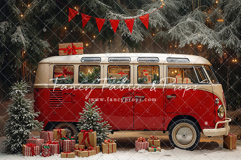 Merry Little Bus Stop - with Sweep Option