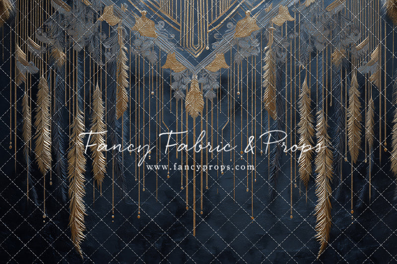 Midnight Feather Cascade - With Sweep Option