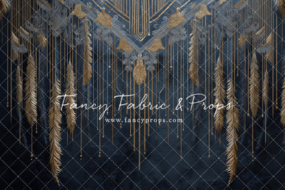 Midnight Feather Cascade - With Sweep Option