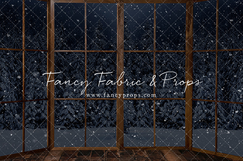 Midnight Snowy Bay View - Room