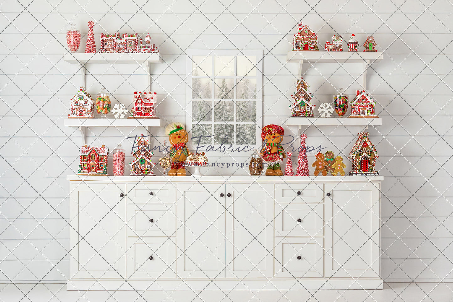 Classic Gingerbread Kitchen