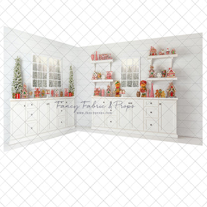 Classic Gingerbread Kitchen 2pc Room