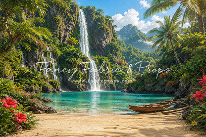 Moana's Waterfall - With Sweep Option