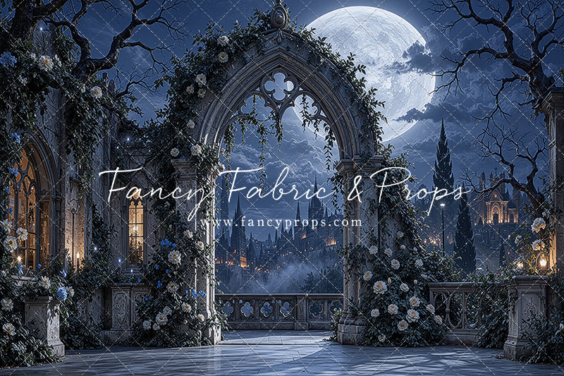 Moonlit Gothic Garden - with Sweep Option