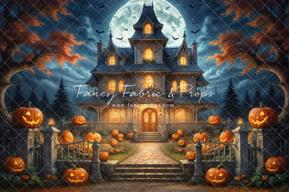 Moonlit Jack-O-Lantern Estate - With Sweep Option
