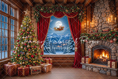 Mountain Sleigh View - with Sweep Option