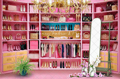 Nikki's Closet - Pink Carpet Option - With Sweep Option
