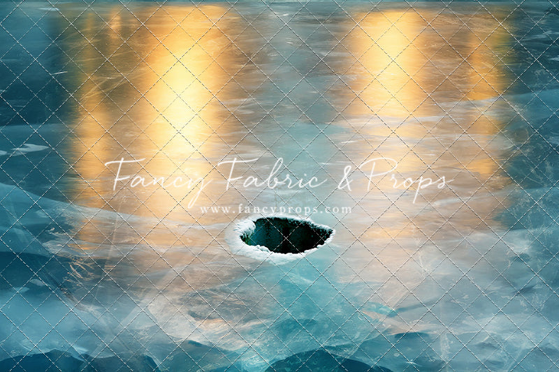 North Pole Frozen Lake Floor - Mat Floor