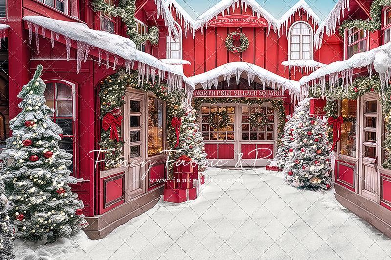 North Pole Village Square - With Sweep Option