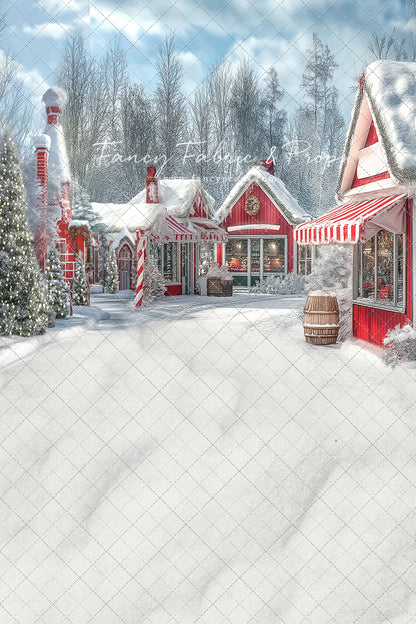 North Pole Cozy Street - with Sweep Option