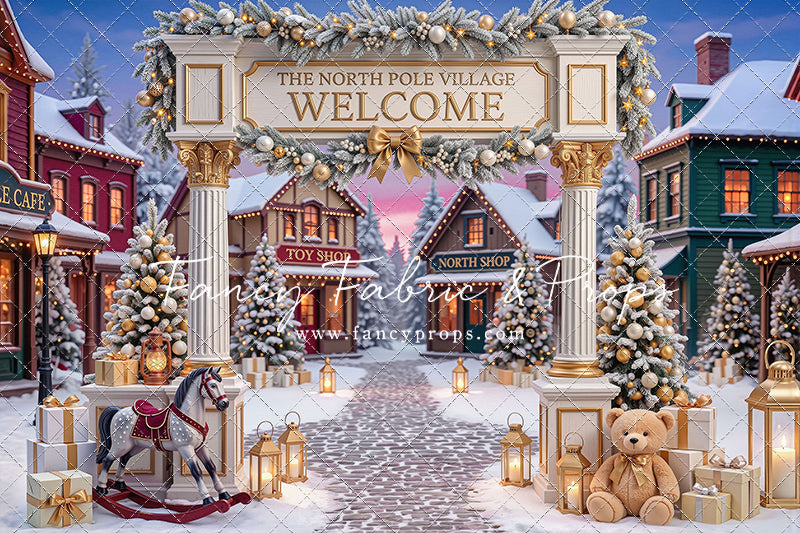 North Pole Village Welcome - Room Set