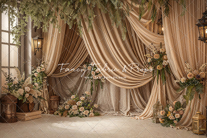 Olive Grove Drapes - With Sweep Option