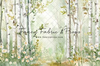 Painted Birch Forest - With Sweep Option