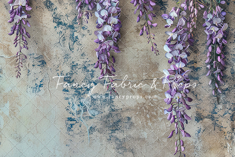 Painted Floral Lavender Wisteria