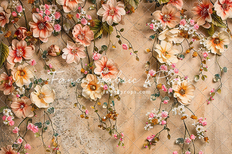 Painted Floral Peach