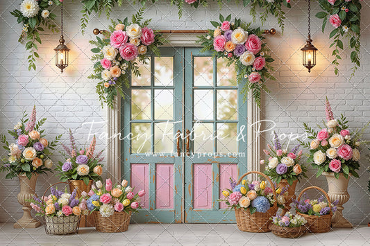 Pastel Garden Doors - With Sweep Option