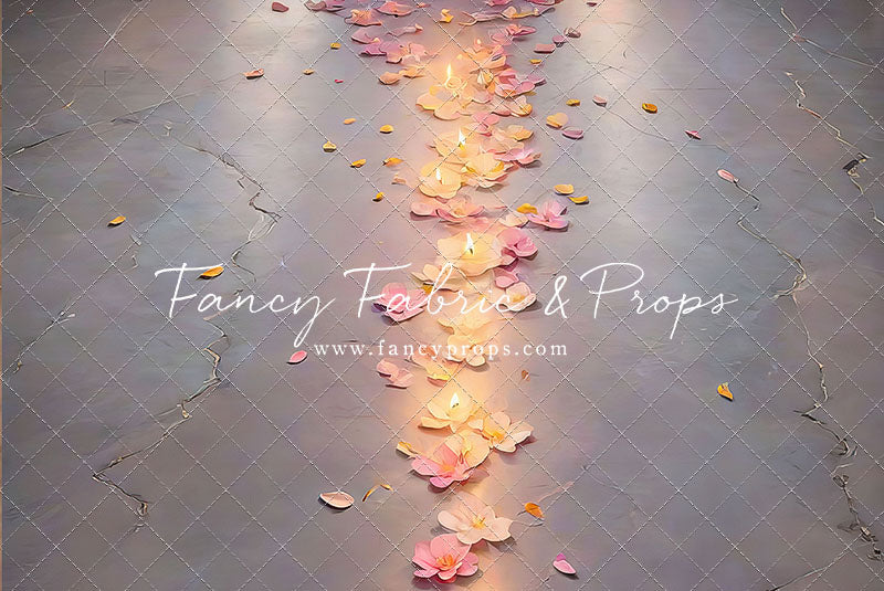 Path of Petals Concrete Mat Floor
