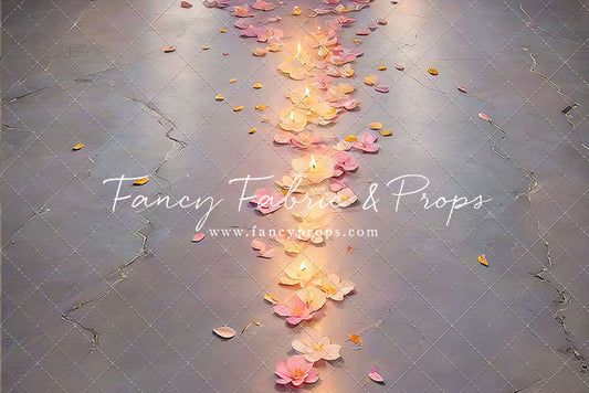 Path of Petals Concrete Mat Floor