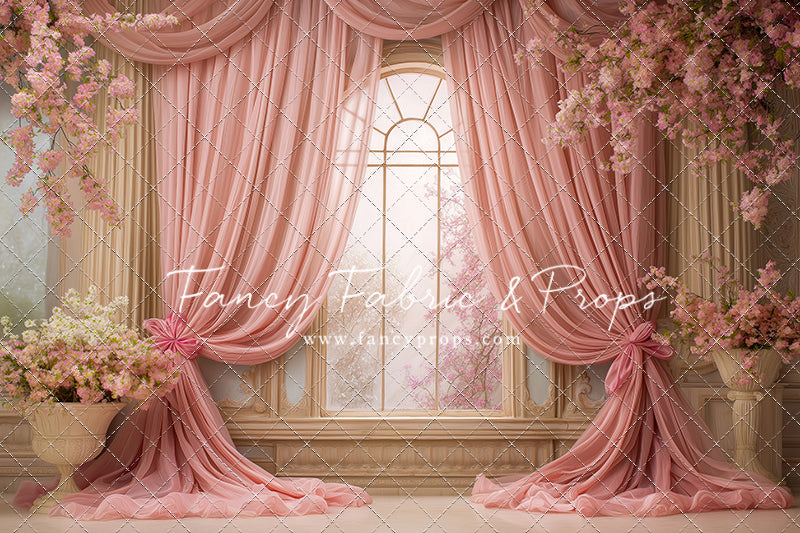 Pink Blossom Parlor - With Sweep Option