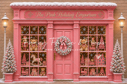 Pink Holiday Store - With Sweep Option