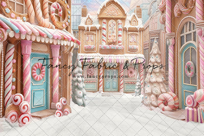 Pastel Gingerbread Street - With Sweep Option