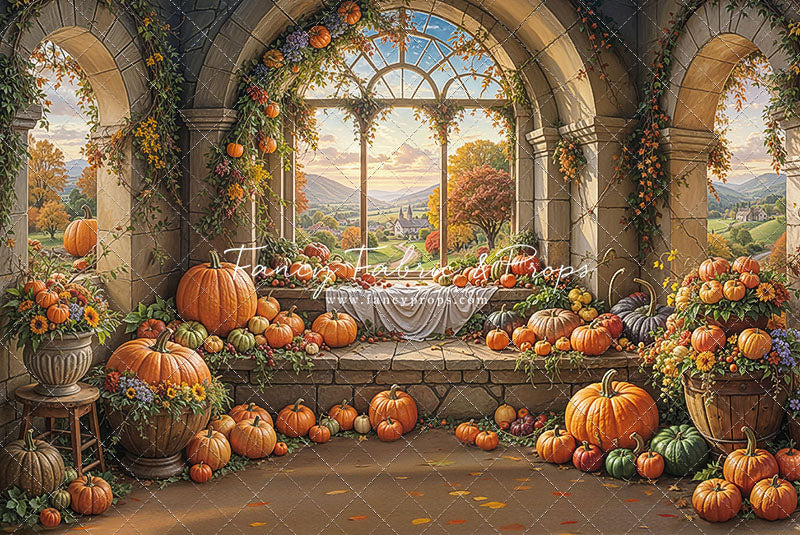 Pumpkin Patch Paradise - With Sweep Option