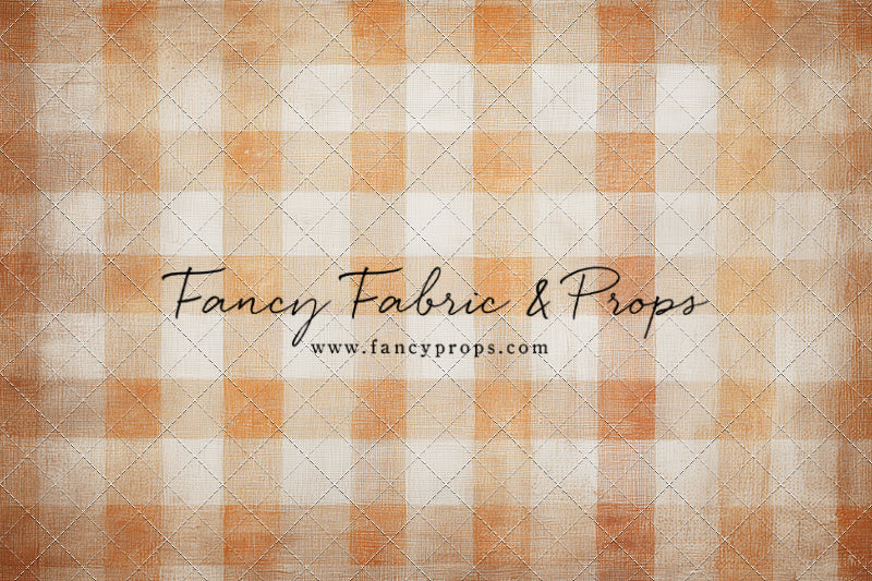 Pumpkin Patch Plaid - With Sweep Option