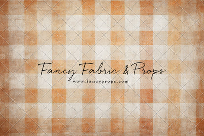 Pumpkin Patch Plaid - With Sweep Option