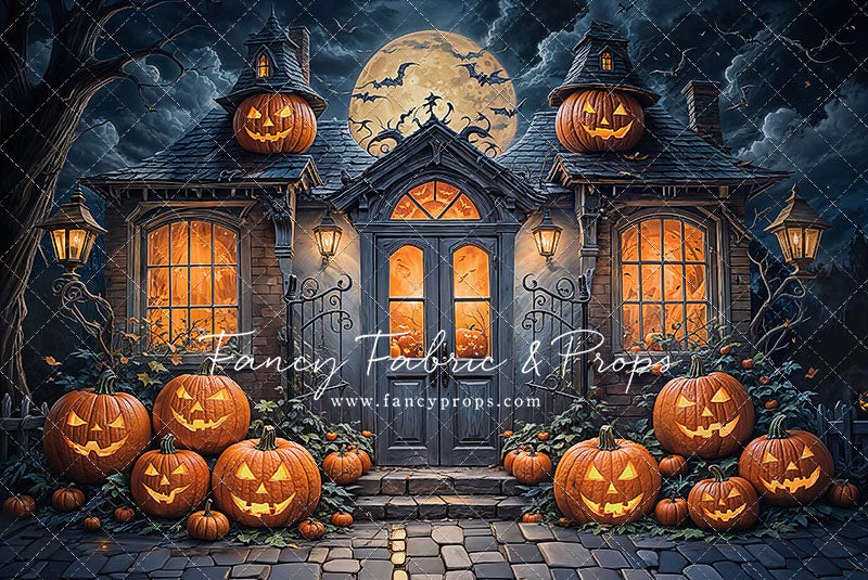 Pumpkin Path to Haunted Manor - With Sweep Option