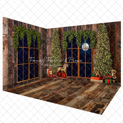 Classic Rustic Window With Trees - Mini Room