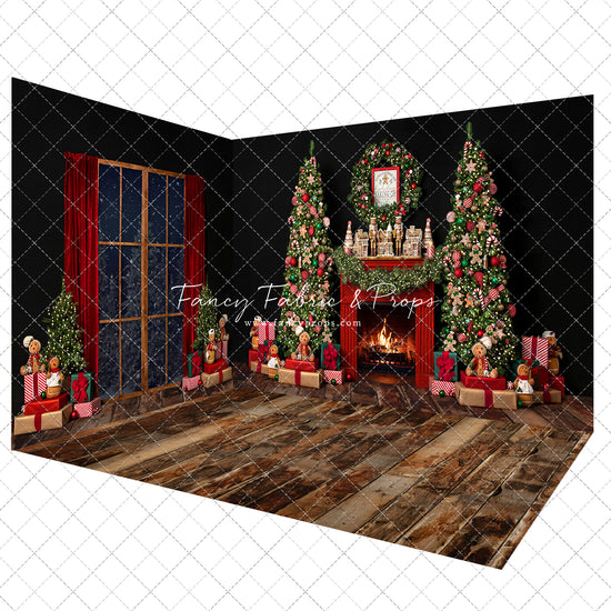 Gingerbread Mantle - Room