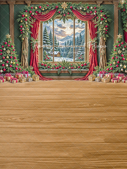 Yuletide Bloom View - with Sweep Option