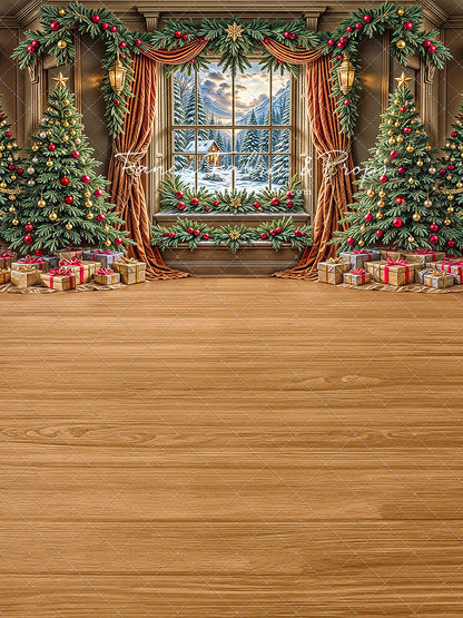 Frosted Pines & Presents - with Sweep Option