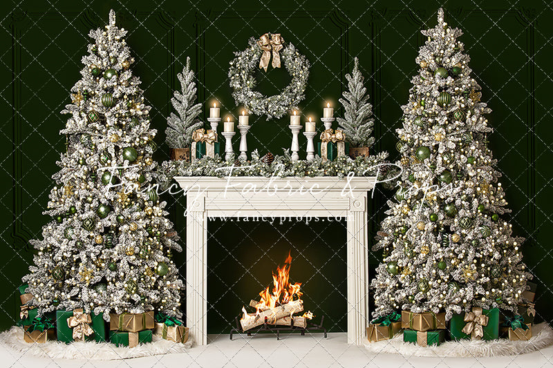 Classy Gold & Greens Mantle