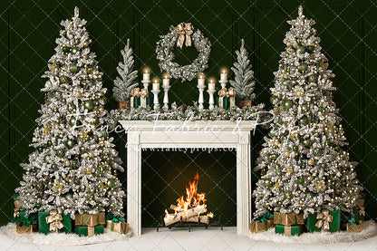 Classy Gold & Greens Mantle