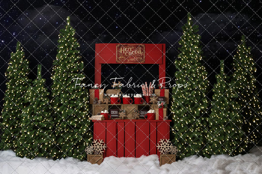 Nighttime Cocoa Stand