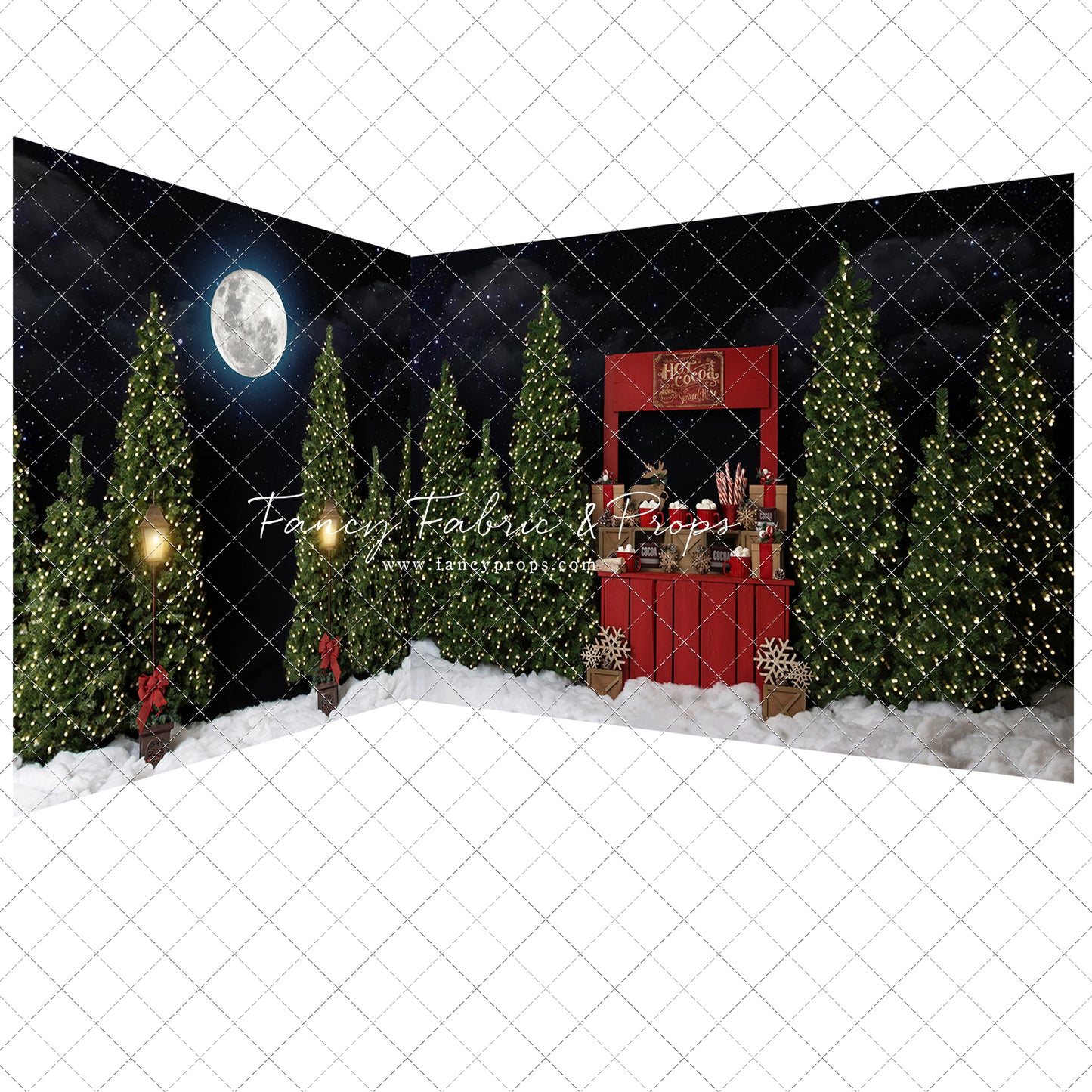 Nighttime Cocoa Stand 2pc Room