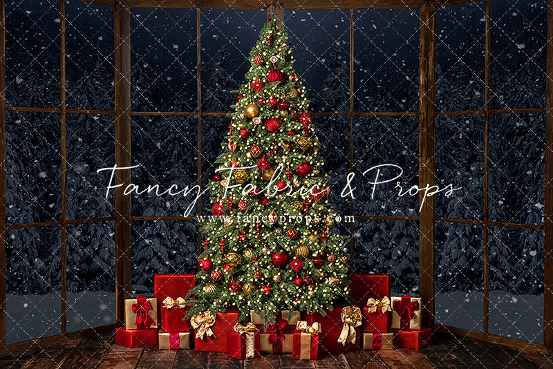 Red & Gold Bay Window