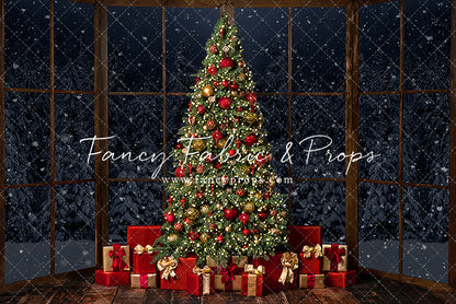 Red & Gold Bay Window