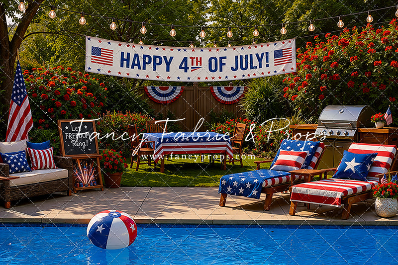 Red, White & Poolside Nights - With Sweep Option