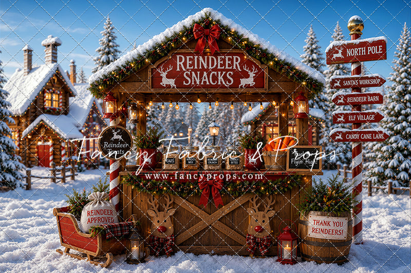 Reindeer Snacks- With Sweep Option