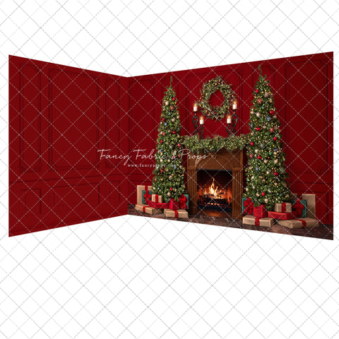Classy Red Christmas 2pc Room