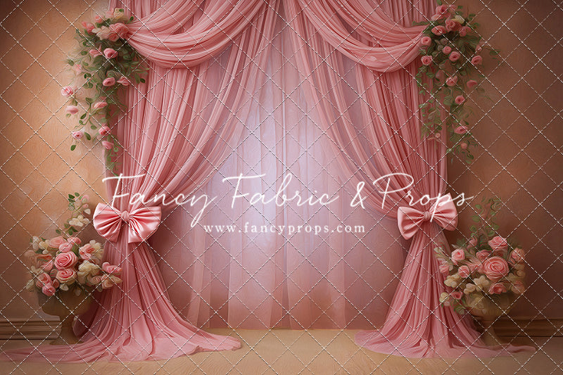 Rose Drapes - With Sweep Option