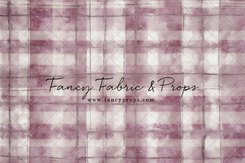 Rose Mist Plaid - With Sweep Option